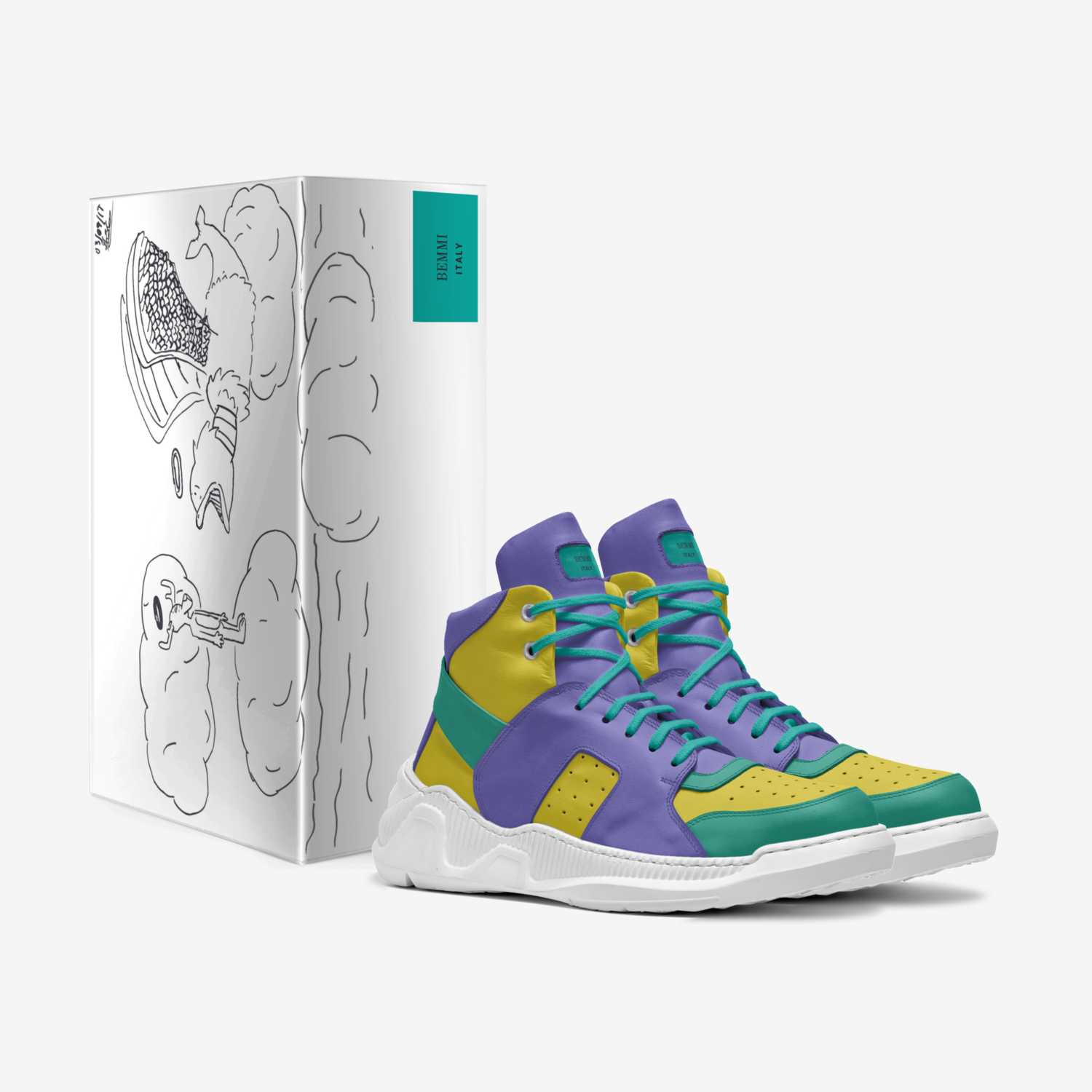 BEMMI custom made in Italy shoes by Horace Graham | Box view