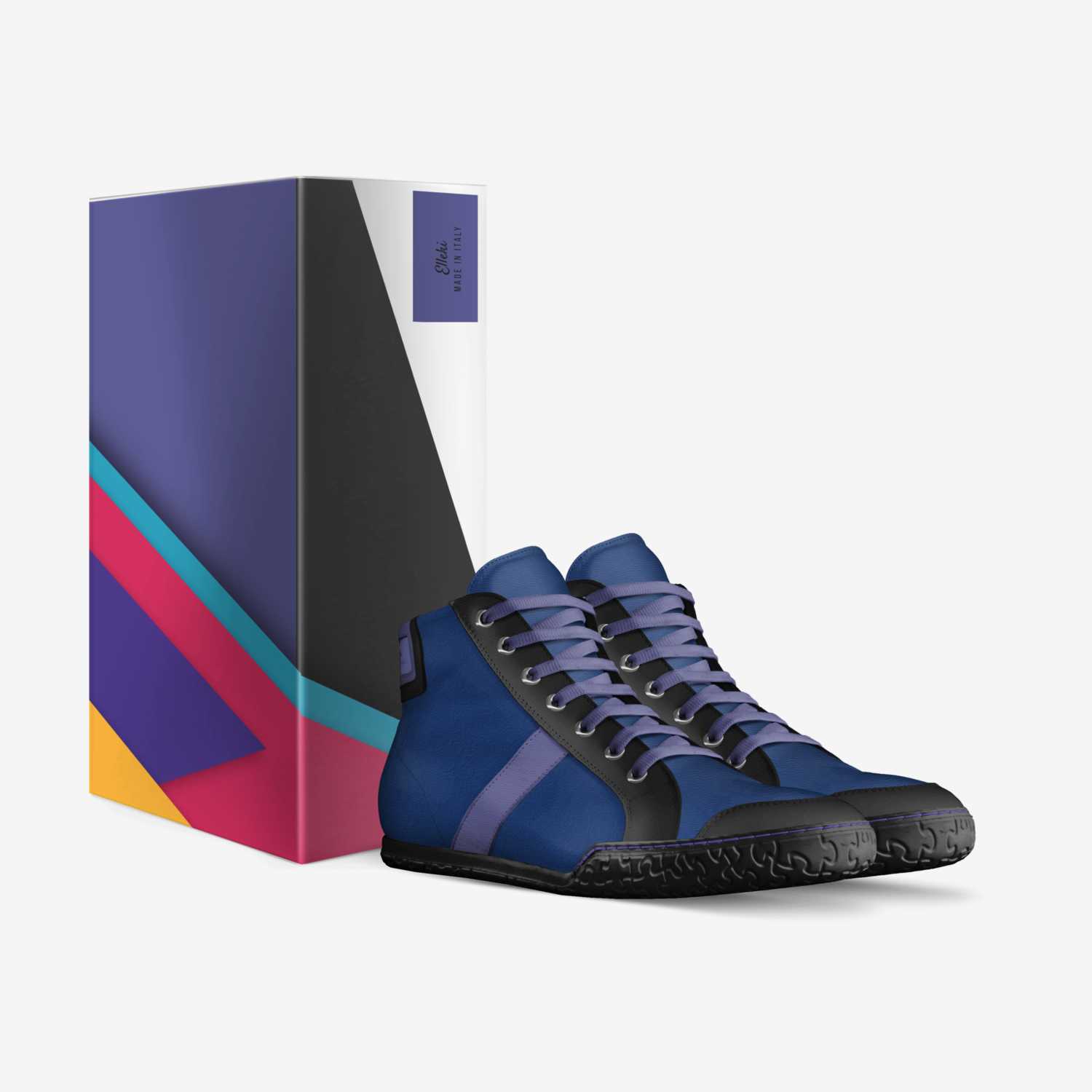 Elleki custom made in Italy shoes by Deon Watkins | Box view