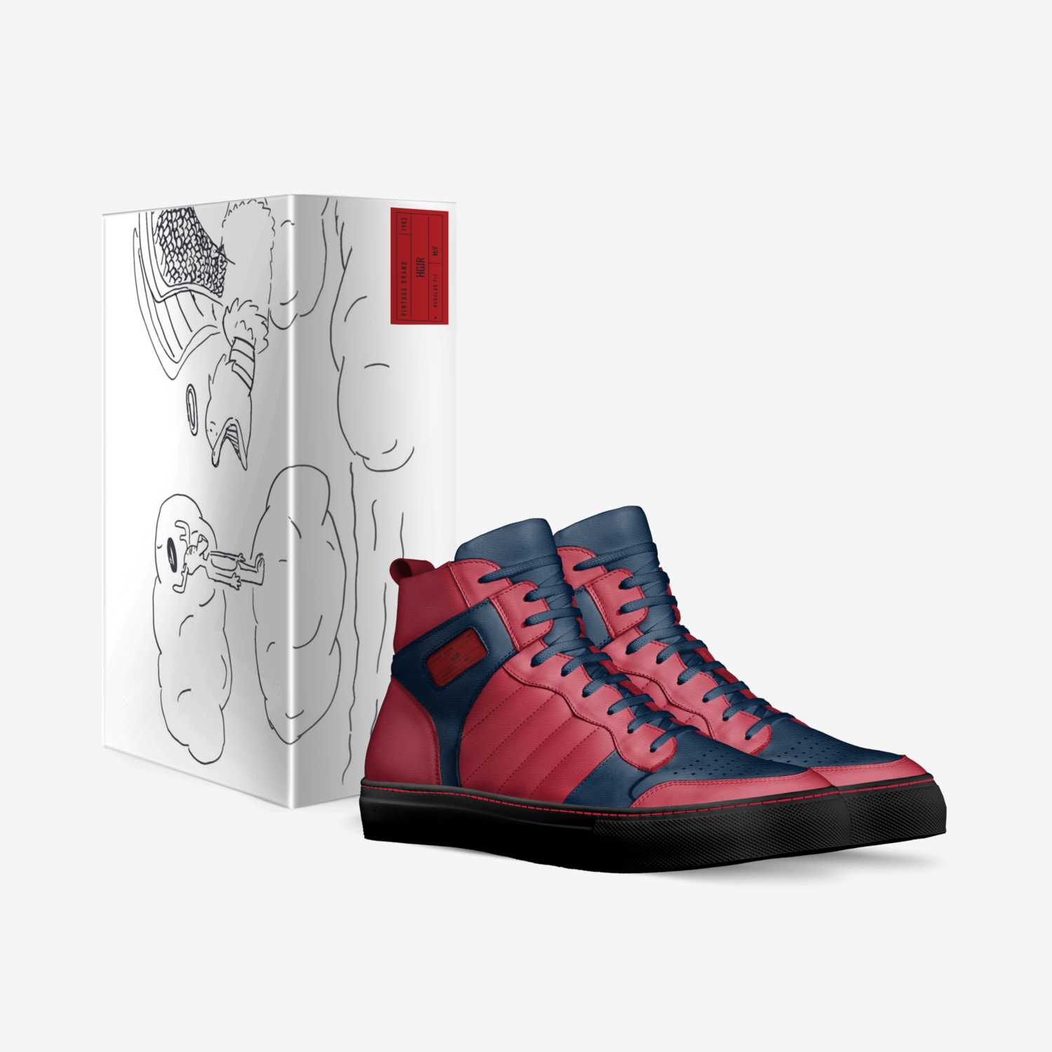 HGJR custom made in Italy shoes by Horace Graham | Box view