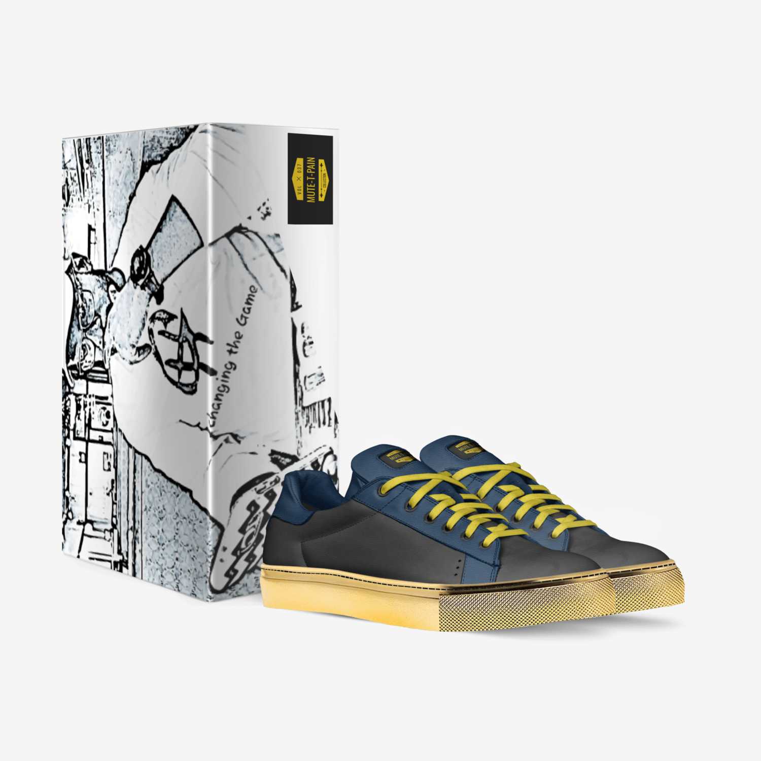 MUTE-T-PAIN custom made in Italy shoes by Horace Graham | Box view